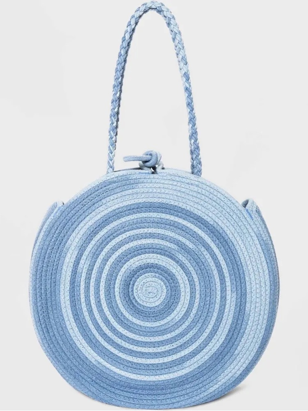 Target Round Braided Light Blue Women’s Tote Bag